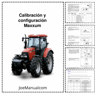 CASE Maxxum 110 Tractor Calibration Notes ES