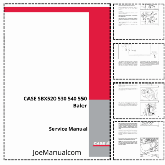 CASE SBX520 530 540 550 Baler Service Manual