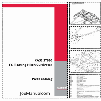 CASE ST820 FC Floating Hitch Cultivator Parts Catalog