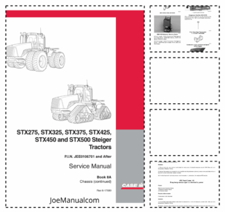 CASE STX275 STX325 STX375 STX425 STX450 STX500 Steiger Tractors Service Manual