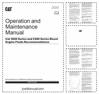 Caterpillar 3600 C280 Series Engine Maintenance Manual