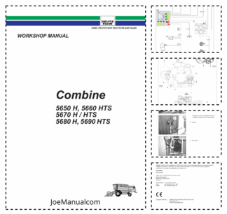 Deutz Fahr 5650H 5660HTS 5670H HTS 5680H 5690HTS Combine Workshop Manual