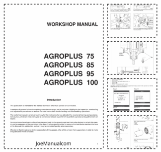 Deutz Fahr Agroplus 75 85 95 100 Workshop Manual