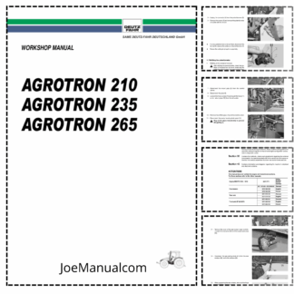 Deutz Fahr Agrotron 210 235 265 Workshop Manual