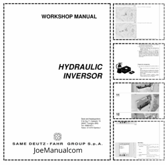 Deutz Fahr Hydraulic Inversor 80 105 Workshop Manual