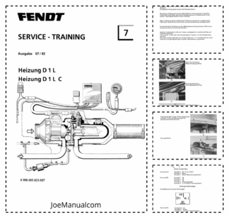 Fendt Heizung D1L D1LC Service Manual DE