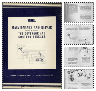Ford Governor and Control Linkage Service Manual