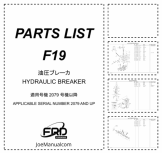 Furukawa F19 Hydraulic Breaker Parts Catalog