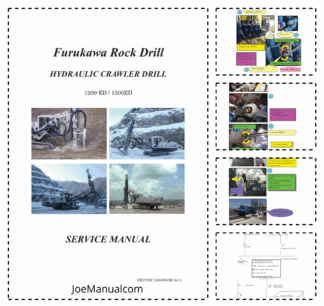 Furukawa HCR1200EDII HCR1500ED Hydraulic Crawler Drill Service Manual