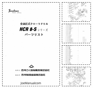Furukawa HCR8 S Rock Drill Parts Catalog