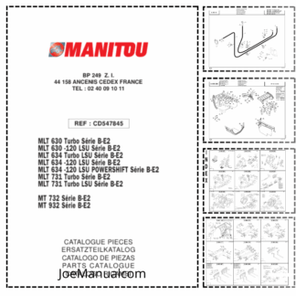 Manitou MLT731 Telehandler Operators Manual