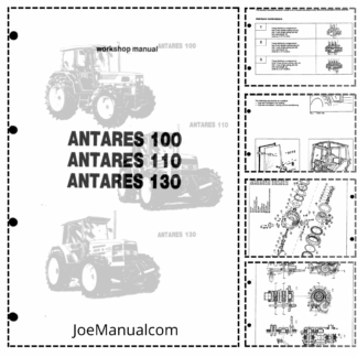 SAME Antares 100 110 130 Tractor Workshop Manual
