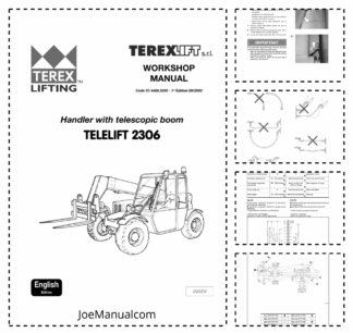 TEREX Telelift 2306 Telehandler Workshop Manual