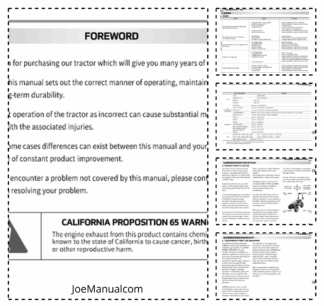 TYM T25 Tractor Operators Manual