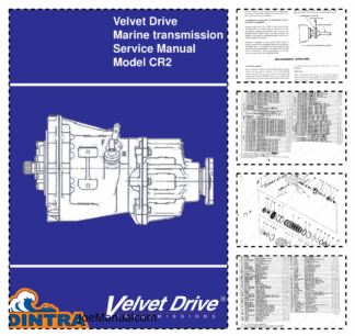 Velvet Drive CR2 Marine Transmission Service Manual
