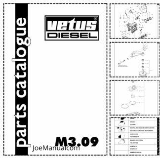 Vetus M3 09 Marine Diesel Engine Operators Manual