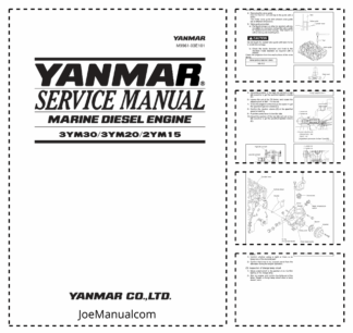 Yanmar 3YM30 3YM20 2YM15 Marine Diesel Engine Service Manual