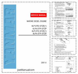 Yanmar 6LP 6LPA Marine Diesel Engine Service Manual