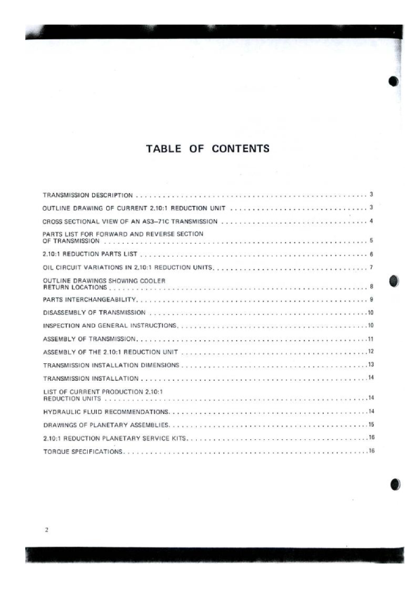 Velvet Drive 2.100 Hydraulic Transmission Service Manual - Image 4