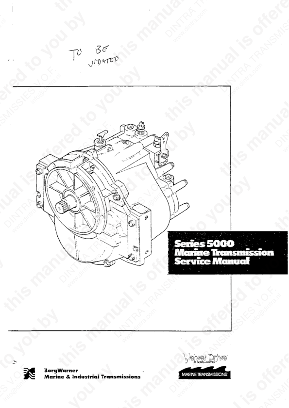 Velvet Drive 5000 Marine Transmission Service Manual - Image 2