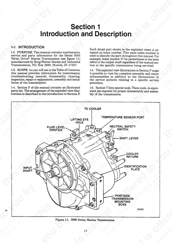 Velvet Drive 5000 Marine Transmission Service Manual - Image 4