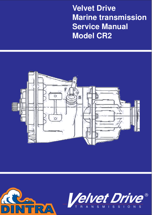 Velvet Drive CR2 Marine Transmission Service Manual - Image 2