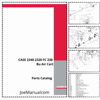 CASE 2340 2320 FC 230 Bu Air Cart Parts Catalog