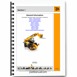JCB Loadall machines in the 5A and 5T groups Service Manual 9813/4500-2 Printed Book