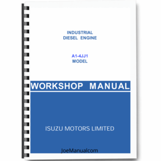 Isuzu JCB A1-AJJ1 Engine Workshop Manual 9806/3060 Printed Book