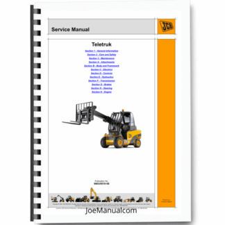 JCB Teletruck Tier II Service Manual 9803/9510 Printed Book