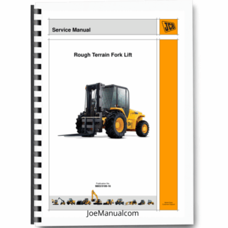 JCB 926 930 940 Rough Terrain Forklift Service Manual 9803/5100-16 Printed Book
