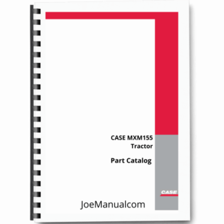 CASE MXM155 Tractor Parts Catalog Printed Book