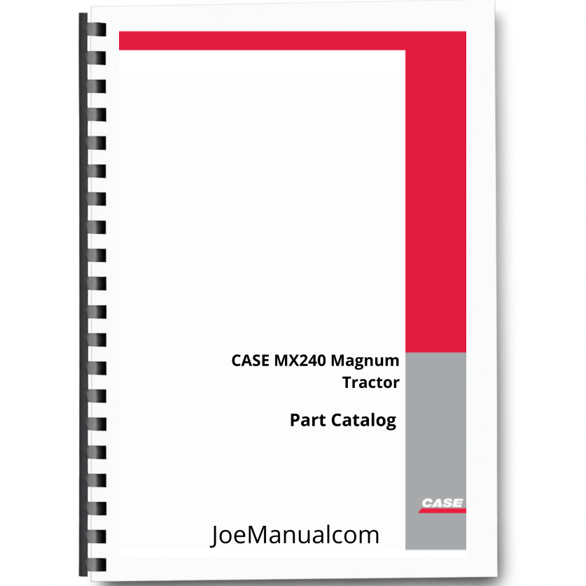 CASE MX240 Magnum Tractor Parts Catalog Printed Book