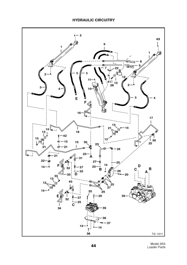 Bobcat 853 Skidsteer Parts Catalog 5084 5097 - Image 18