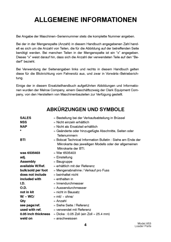 Bobcat 853 Skidsteer Parts Catalog 5084 5097 - Image 5