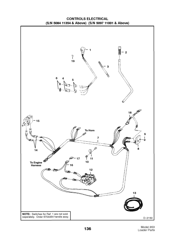 Bobcat 853 Skidsteer Parts Catalog 5084 5097 - Image 14