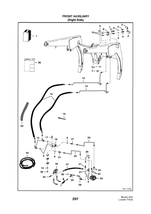 Bobcat 853 Skidsteer Parts Catalog 5084 5097 - Image 17