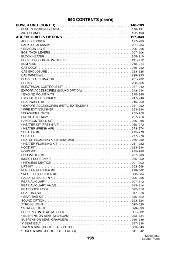 Bobcat 853 Skidsteer Parts Catalog 5084 5097 - Image 11