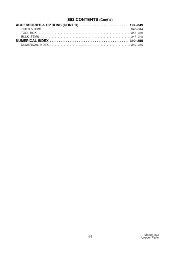 Bobcat 853 Skidsteer Parts Catalog 5084 5097 - Image 9