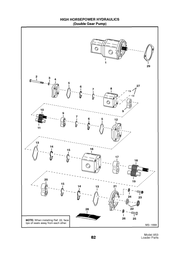 Bobcat 853 Skidsteer Parts Catalog 5084 5097 - Image 19