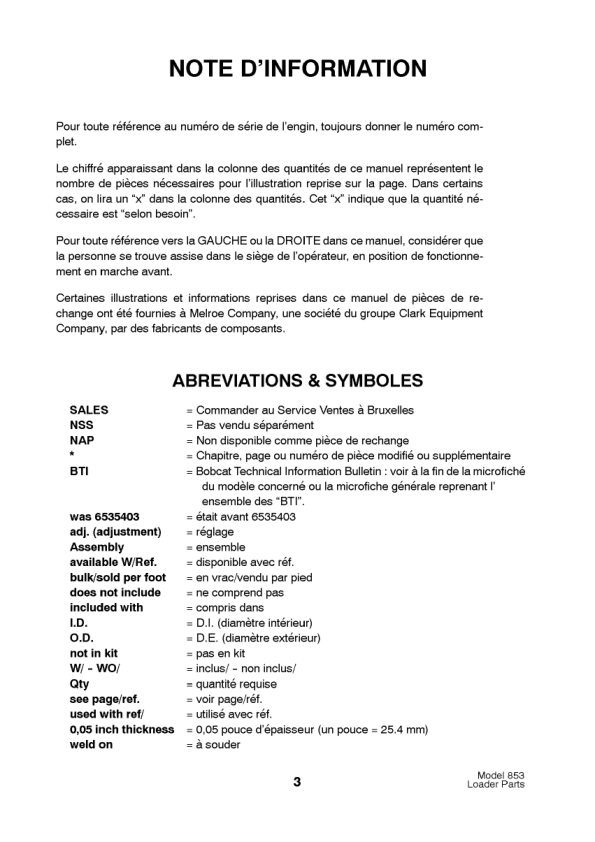 Bobcat 853 Skidsteer Parts Catalog 5084 5097 - Image 4