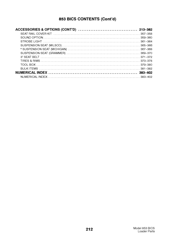 Bobcat 853 Skidsteer Parts Catalog 5128 5084 5097 - Image 12