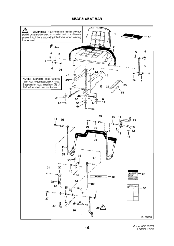 Bobcat 853 Skidsteer Parts Catalog 5128 5084 5097 - Image 14