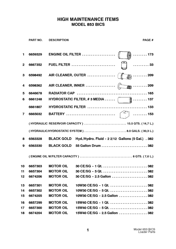 Bobcat 853 Skidsteer Parts Catalog 5128 5084 5097 - Image 13