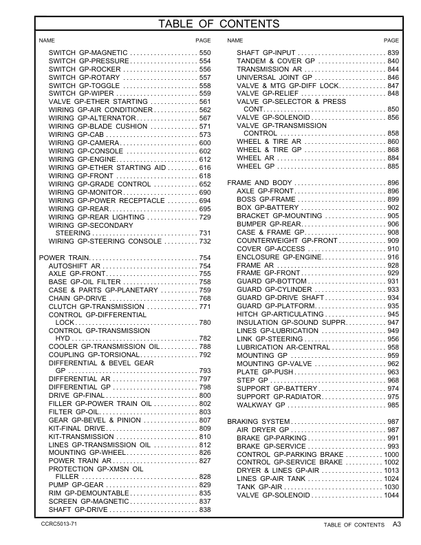 CAT 140K Motor Grader Parts Manual JPA1-UP - Image 8