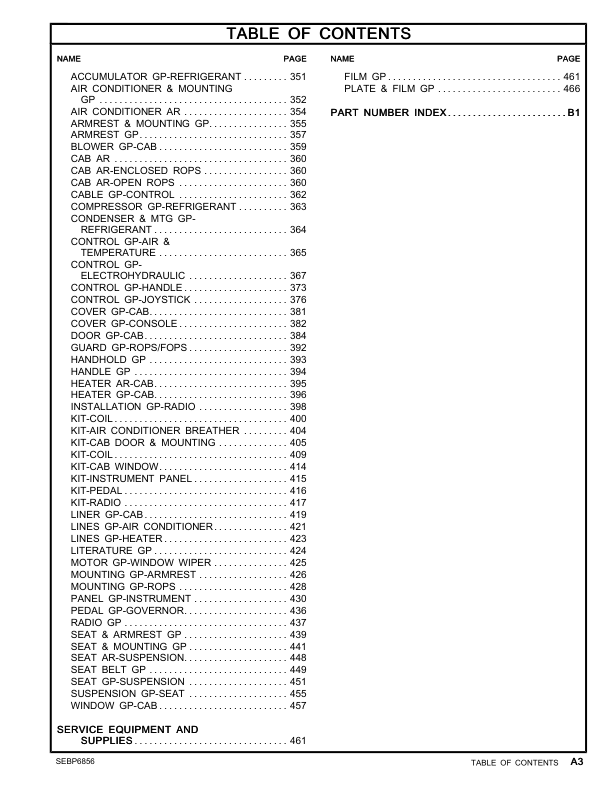 CAT 246D Skid Steer Loader Parts Catalog HMR1-UP JSL1-UP - Image 8