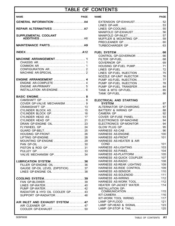 CAT 246D Skid Steer Loader Parts Catalog HMR1-UP JSL1-UP - Image 6