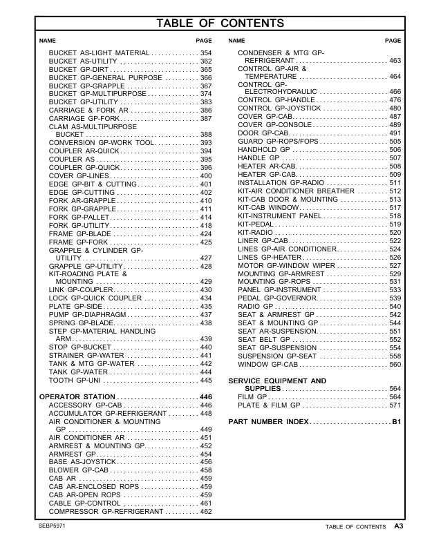 CAT 259D Compact Track Loader Parts Manual FTL1-UP - Image 8
