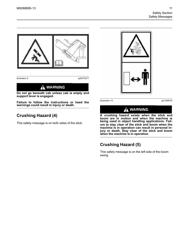 CAT 301 5 301 6 301 7CR 301 8 302CR Mini Excavator Operation and Maintenance Manual - Image 4