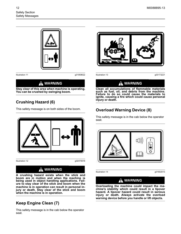 CAT 301 5 301 6 301 7CR 301 8 302CR Mini Excavator Operation and Maintenance Manual - Image 5